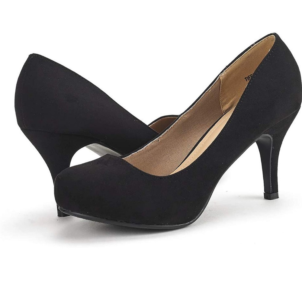 Dream Pairs Black 3” Heels